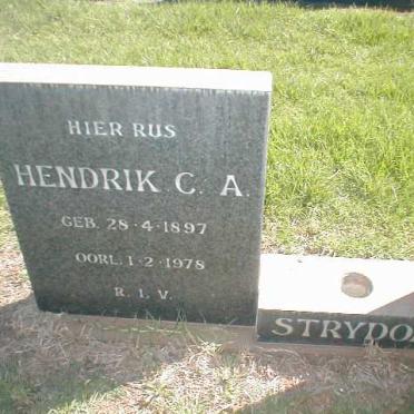 STRYDOM Hendrik C.A. 1897-1978