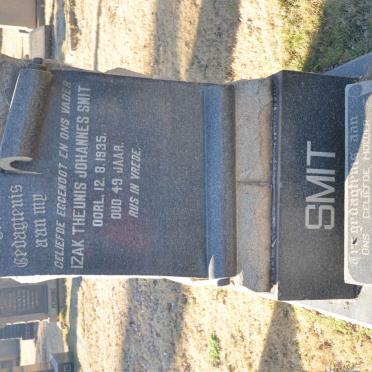 SMIT Izak Theunis Johannes -1935 &amp; Martha Johanna Magrieta -1966