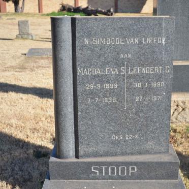 STOOP Leendert C. 1890-1971 &amp; Magdalena S. 1899-1936