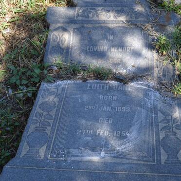 THIRTLE Edith Jane 1893-1954