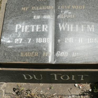 TOIT Pieter Willem, du 1886-1959