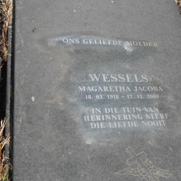 WESSELS Margaretha Jacoba 1918-2000
