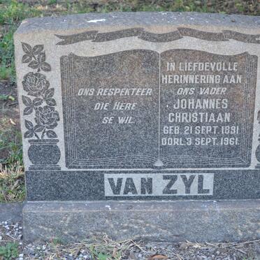 ZYL Johannes Christiaan, van 1891-1961