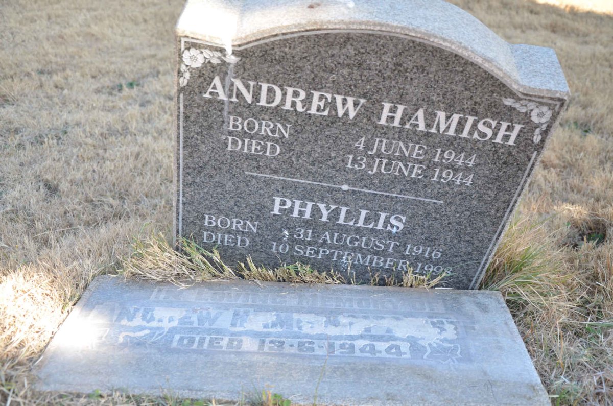 ? Phyllis 1916-1998 :: ? Andrew Hamish 1944-1944