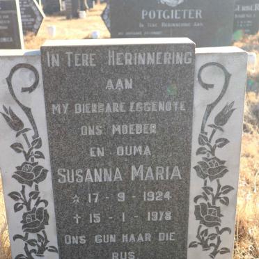 ALBERTS Susanna Maria 1924-1978