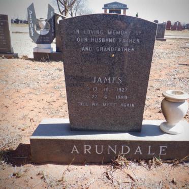 ARUNDALE James 1927-1989