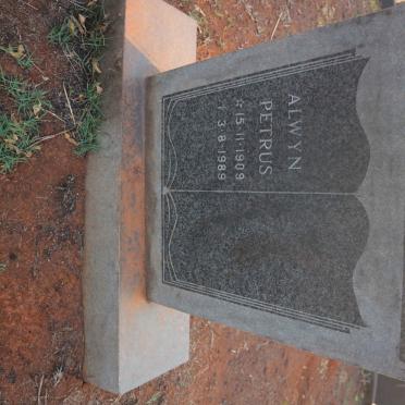 ARMSTRONG Alwyn Petrus 1909-1989