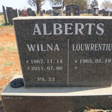 ALBERTS Louwrentius 1965- &amp; Wilna 1967-2011