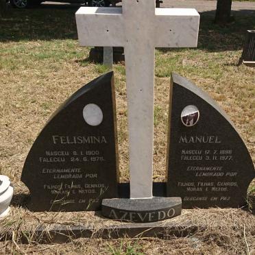 AZEYEDO Manuel 1898-1977 &amp; Felismina 1900-1976