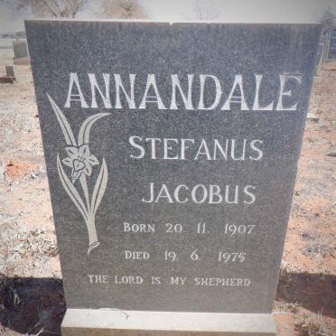 ANNANDALE Stefanus Jacobus 1907-1975