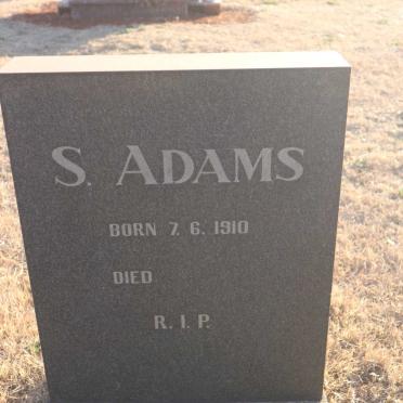 ADAMS S. 1910-