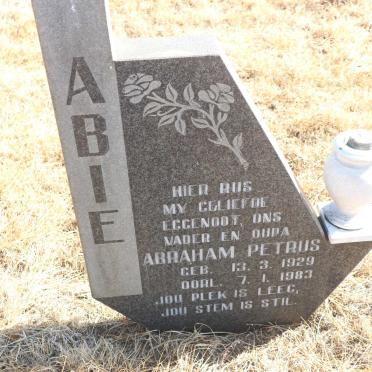 ABIE Abraham Petrus 1929-1983