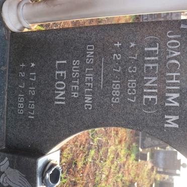 AMBROSIUS Joachim M. 1937-1989 &amp; Aletta D. 1940-1989