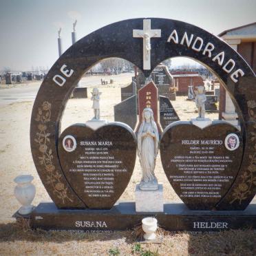 ANDRADE Helder Mauricio, de 1967-1999 &amp; Susana Maria 1971-1999