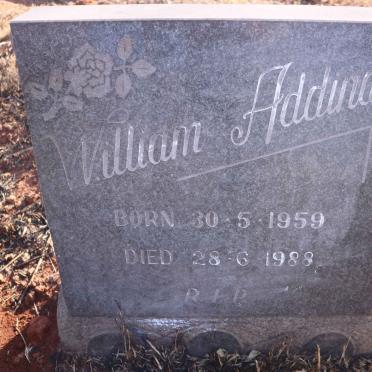 ADDINALL William 1959-1988