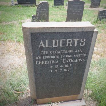 ALBERTS Christina Catharina 1918-1971