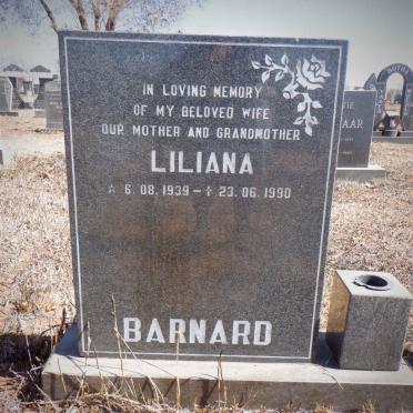 BARNARD Liliana 1939-1990