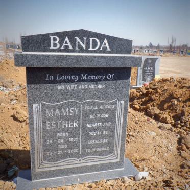 BANDA Mamsy Esther 1962-2020