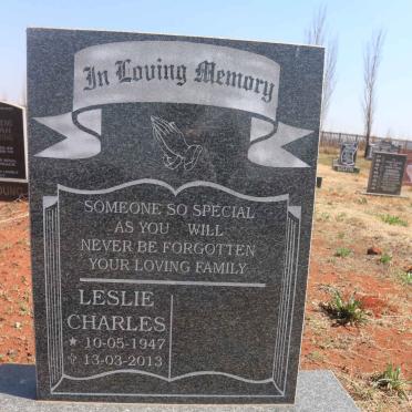 BAKER Leslie Charles 1947-2013 