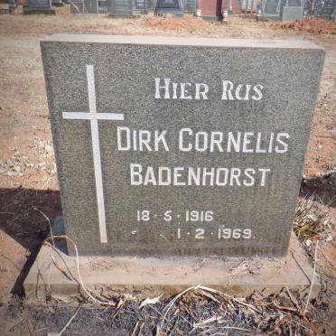 BADENHORST Dirk Cornelis 1916-1969
