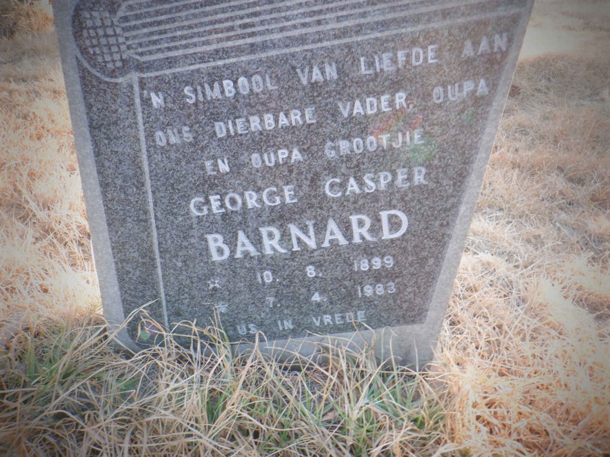 BARNARD George Casper 1899-1983