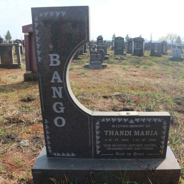 BANGO Thandi Maria 1953-2004