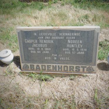 BADENHORST Casper Hendrik Jacobus -1969 &amp; Noreen Huntley -1970