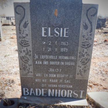 BADENHORST Elsie 1963-1979