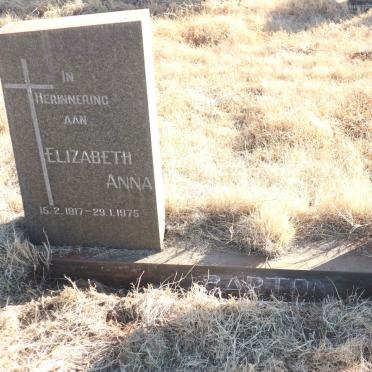 BARTON Elizabeth Anna 1917-1975