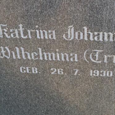 BADENHORST Jurie Johannes 1918-1978 &amp; Katrina Johanna Wilhelmina 1930-