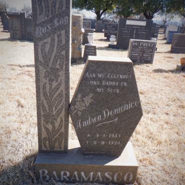 BARAMASCO Andrea Domenico 1943-1974