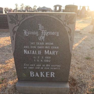 BAKER Natalie Mary 1901-1982