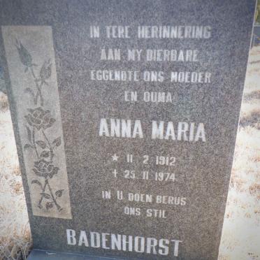 BADENHORST Anna Maria 1912-1974