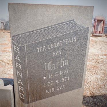 BARNARD Martin 1931-1970