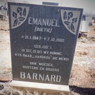 BARNARD Emanuel 1947-1980