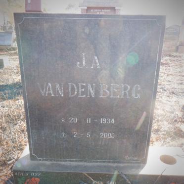 BERG J.A., van den 1934-2000