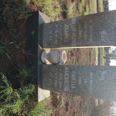 BEZUIDENHOUT Roelof Petrus Johannes 1924-1987 &amp; Isabella Margaretha 1922-2004
