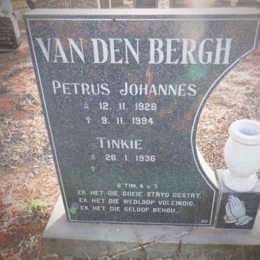 BERGH Petrus Johannes, van den 1928-1994 &amp; Tinkie 1936-