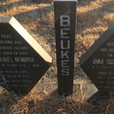BEUKES Daniel Hendrik 1912-1976 &amp; Dina Susanna 1918-1999