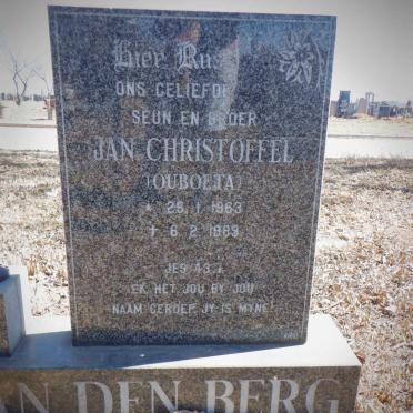 BERG Jan Christoffel, van den 1963-1989