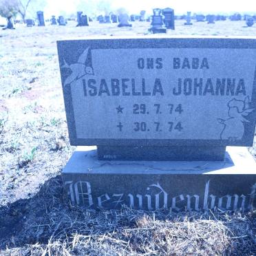 BEZUIDENHOUT Isabella Johanna 1974-1974