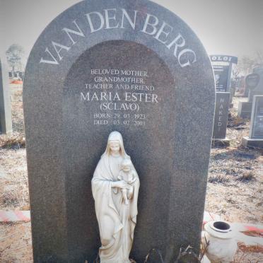 BERG Maria Ester, van den 1923-2003