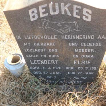 BEUKES Leendert -1976 &amp; Elsie -1991