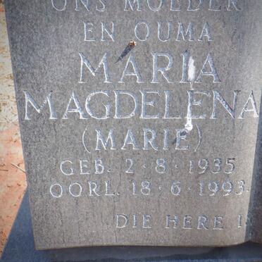 BELL Maria Magdelena 1935-1993