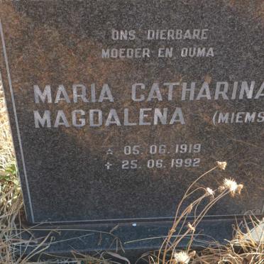 BEKKER Jacobus Johannes 1918-1977 &amp; Maria Catharina Magdalena 1919-1992