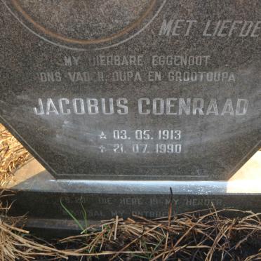 BERG Jacobus Coenraad, van den 1913-1990 &amp; Margaretha Elizabetha J.F. 1917-1993