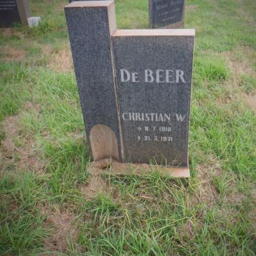 BEER Christian W., de 1918-1971