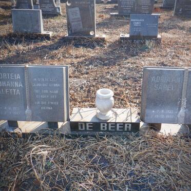 BEER Adriaan Sarel, de 1933-1999 &amp; Dorteia Johanna Aletta 1932-1997