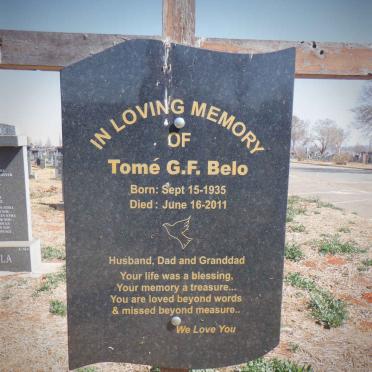 BELO Tome G.F. 1935-2011