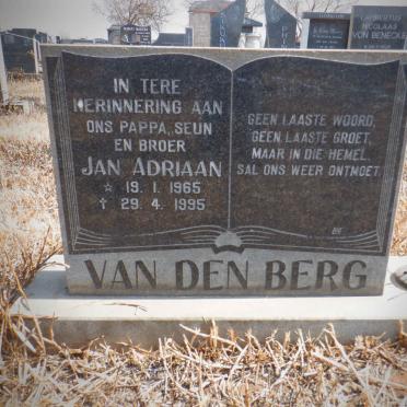 BERG Jan Adriaan, van den 1965-1995